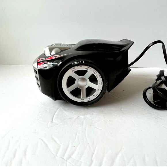 Hot Wheels by Emerson Snore Slammer Clock Radio Engine Sounds Alarm Clock - Picture 4 of 8